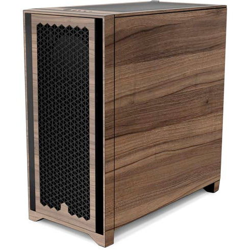 Natural Walnut Wood Corsair 4000D Tempered Glass Mid-Tower ATX Case Skin
